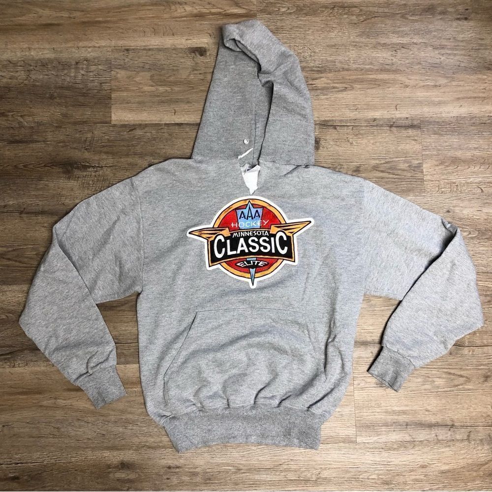 Women’s Gray MN Elite Hockey Sweatshirt size M